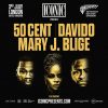 50 Cent, Mary J. Blige & Davido join forces for London show