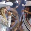 Beyoncé Joined By Blue Ivy At Halftime Show, Teases Announcement