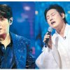 The best R&B singer topped the trot competition, which he challenged for his career, singing mas..