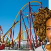 MACY GRAY on doing vodka shots on a rollercoaster with Paris Hilton