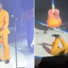 Renowned R&B singer ‘saw his life flash before his eyes’ as he faceplants on stage